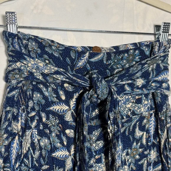 Free People Navy Wide-Leg Pants - Picture 4 of 4